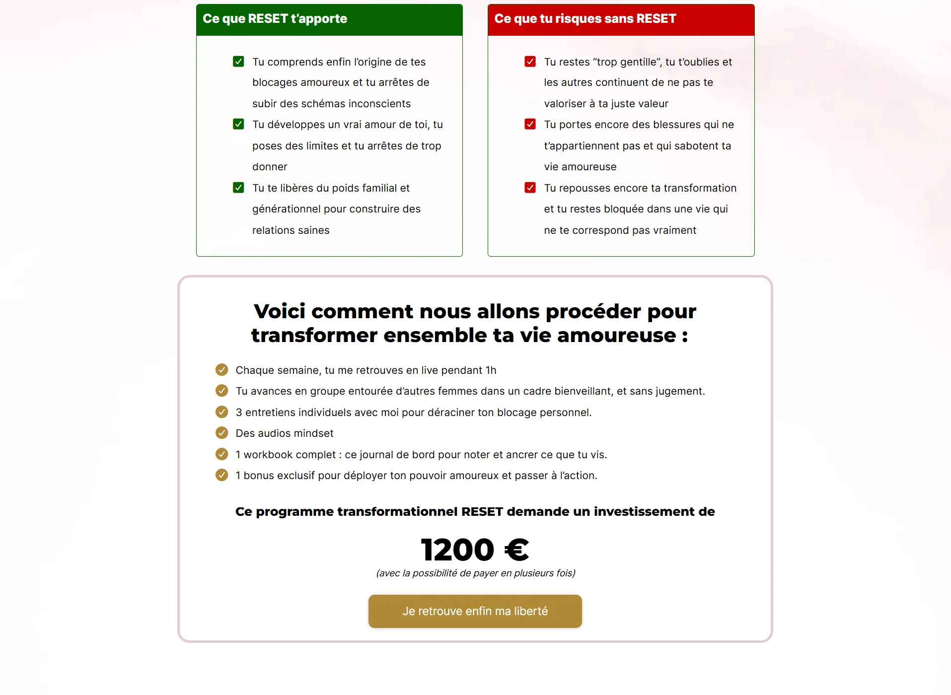 Bloc d'offre à 1 200 €